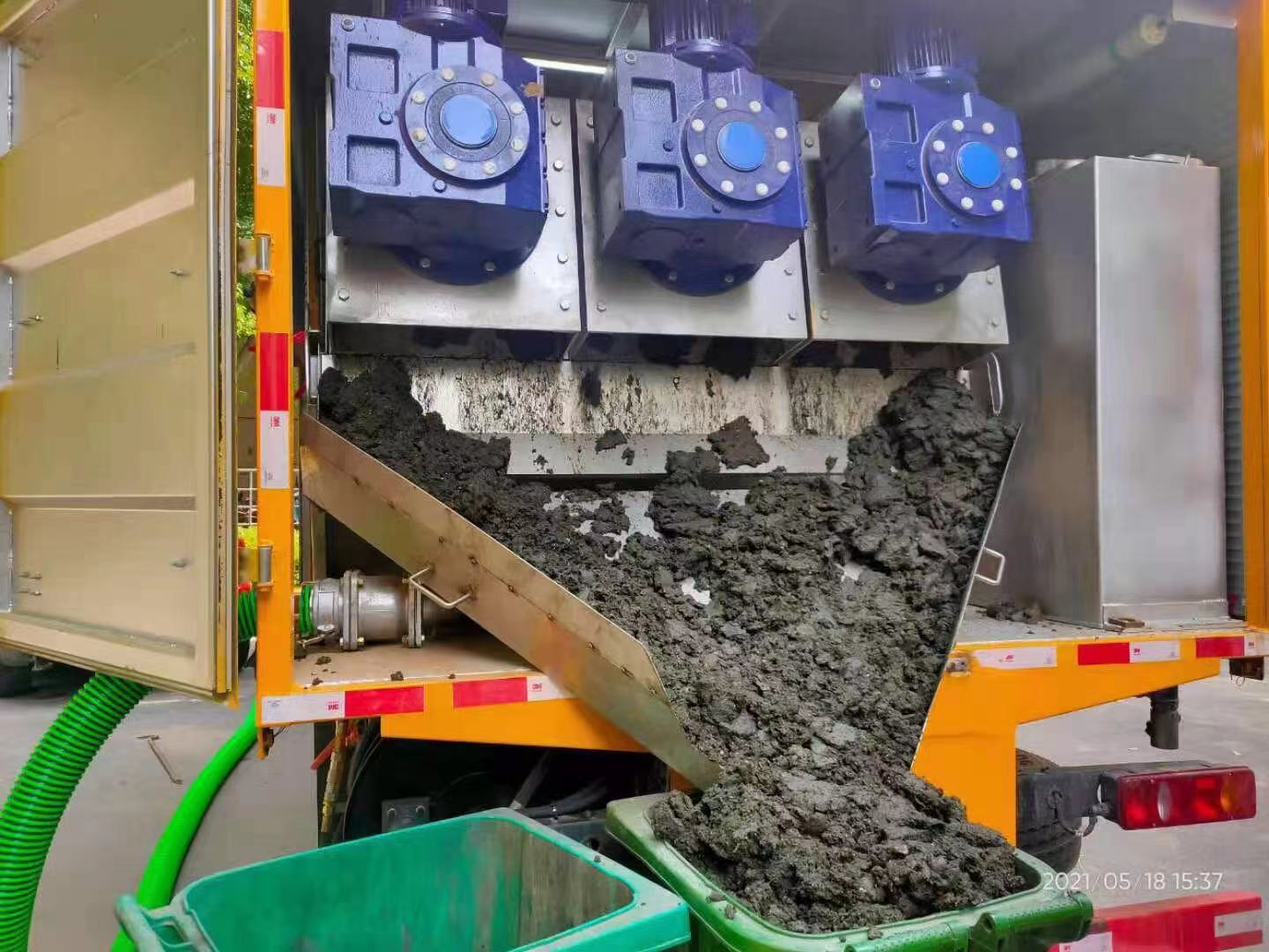 孝南化粪池清掏城市维护站-泥浆净化干湿分离处理